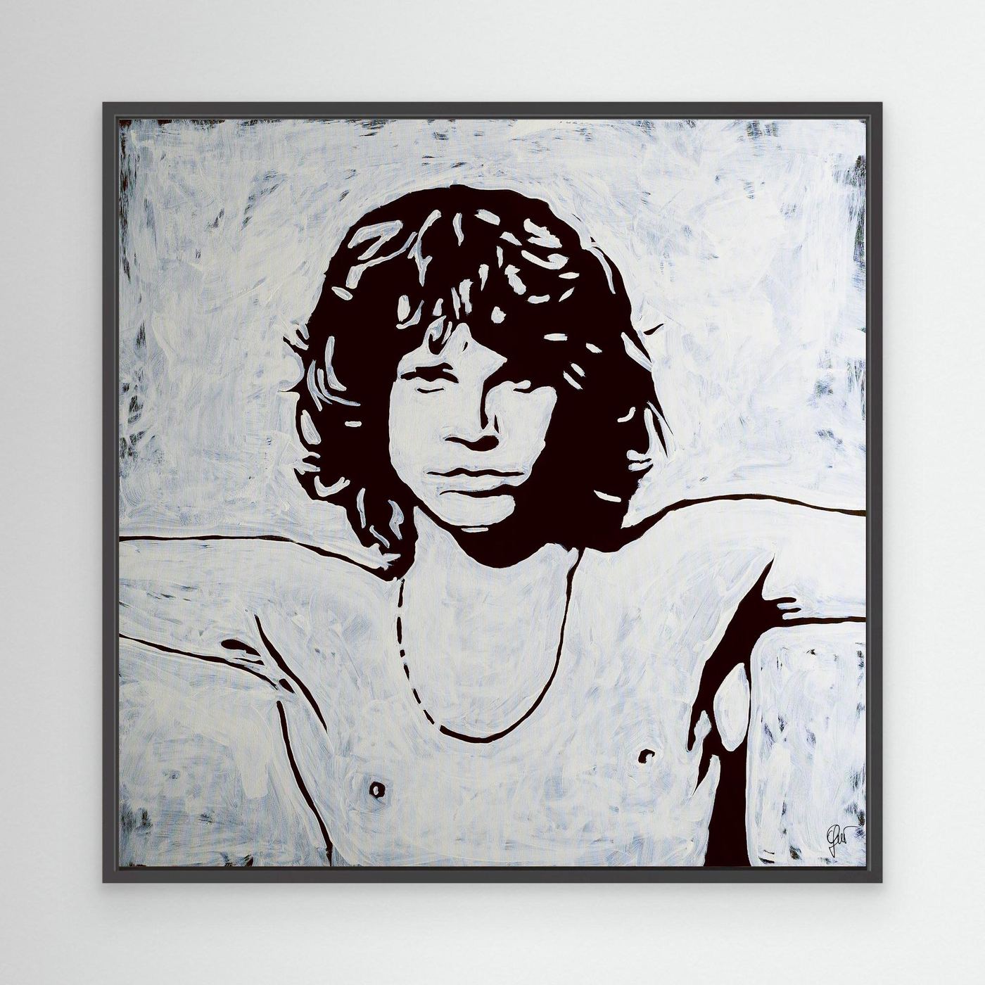 Jim Morrison Art on Canvas ICONS | Fabio Guzzano Art