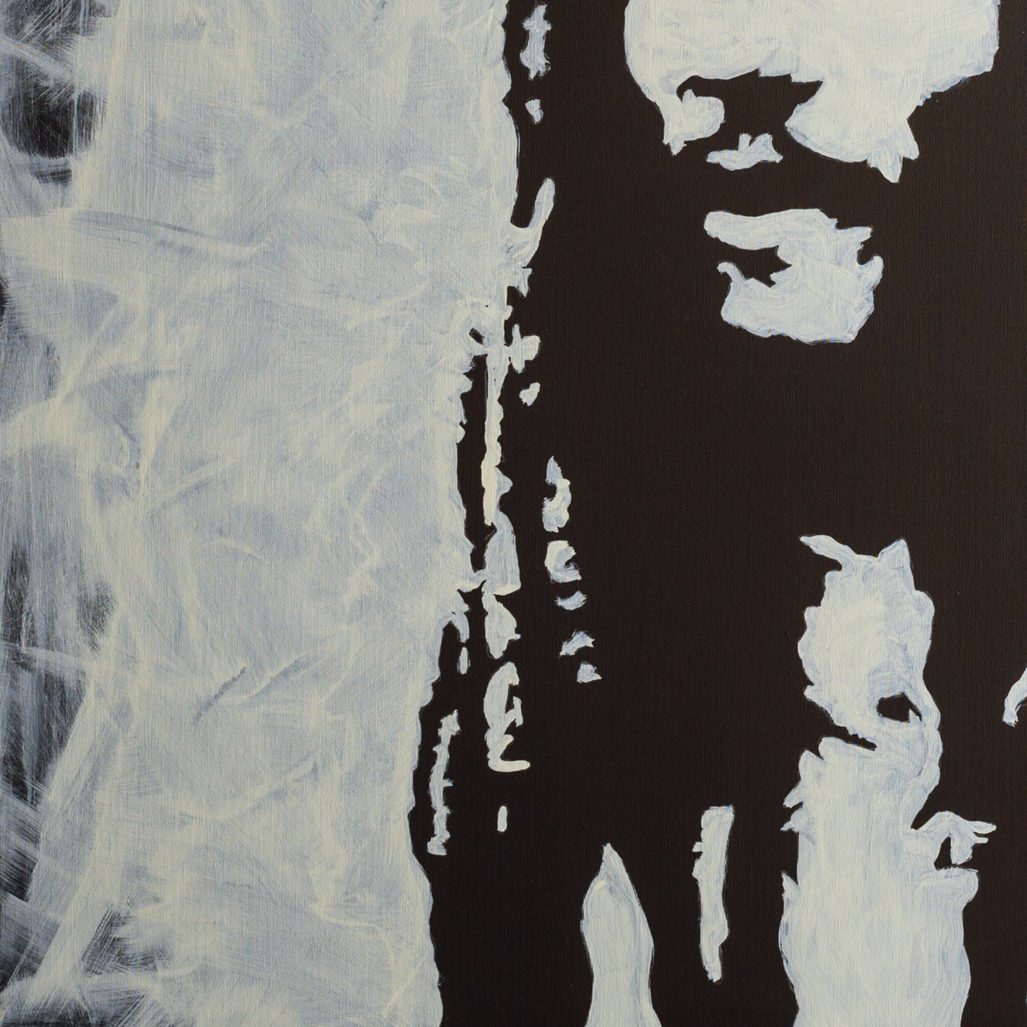 Canvas Print: "Bob Marley Black and White"