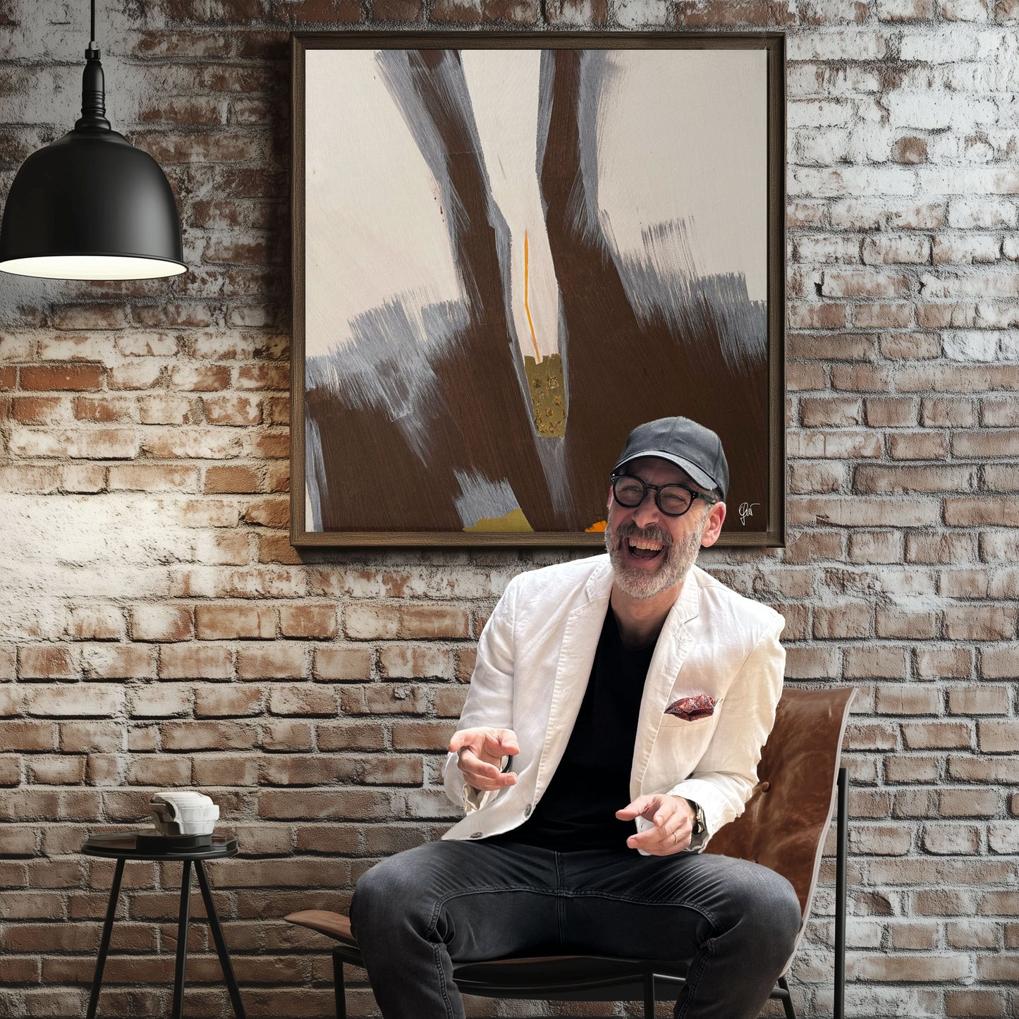 Canvas Print: "DEEP GOLD"