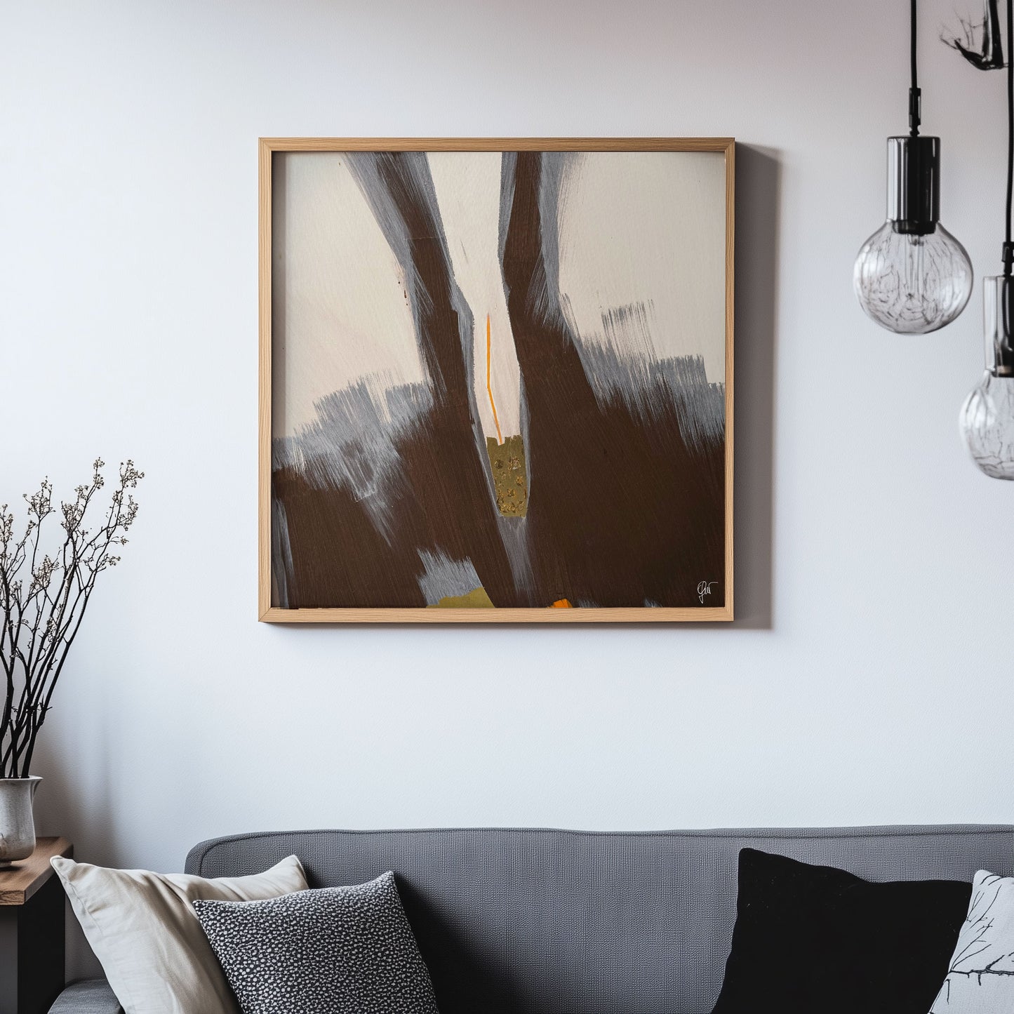 Canvas Print: "DEEP GOLD"