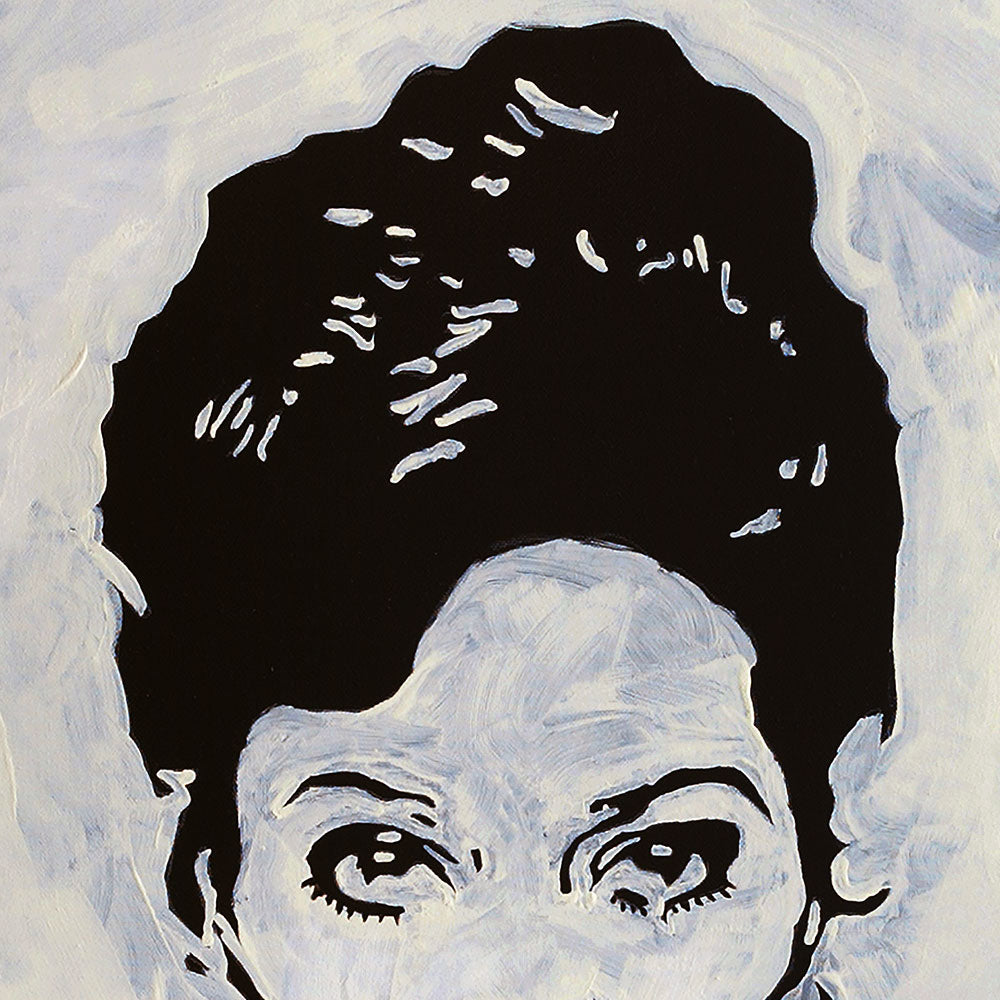 Canvas Print: "Diana Ross Black and White"