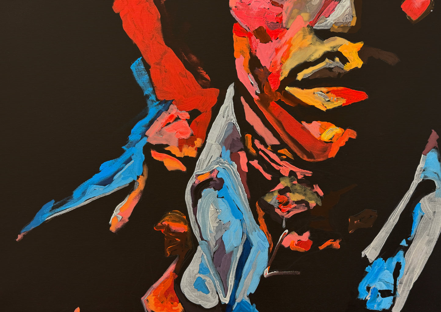 Canvas Print: "_Jimi Hendrix full color"