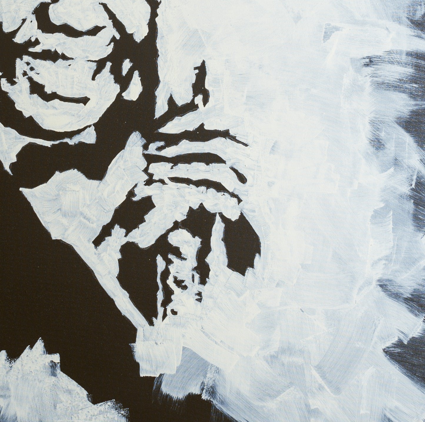 Canvas Print: "Louis Armstrong Black and White"