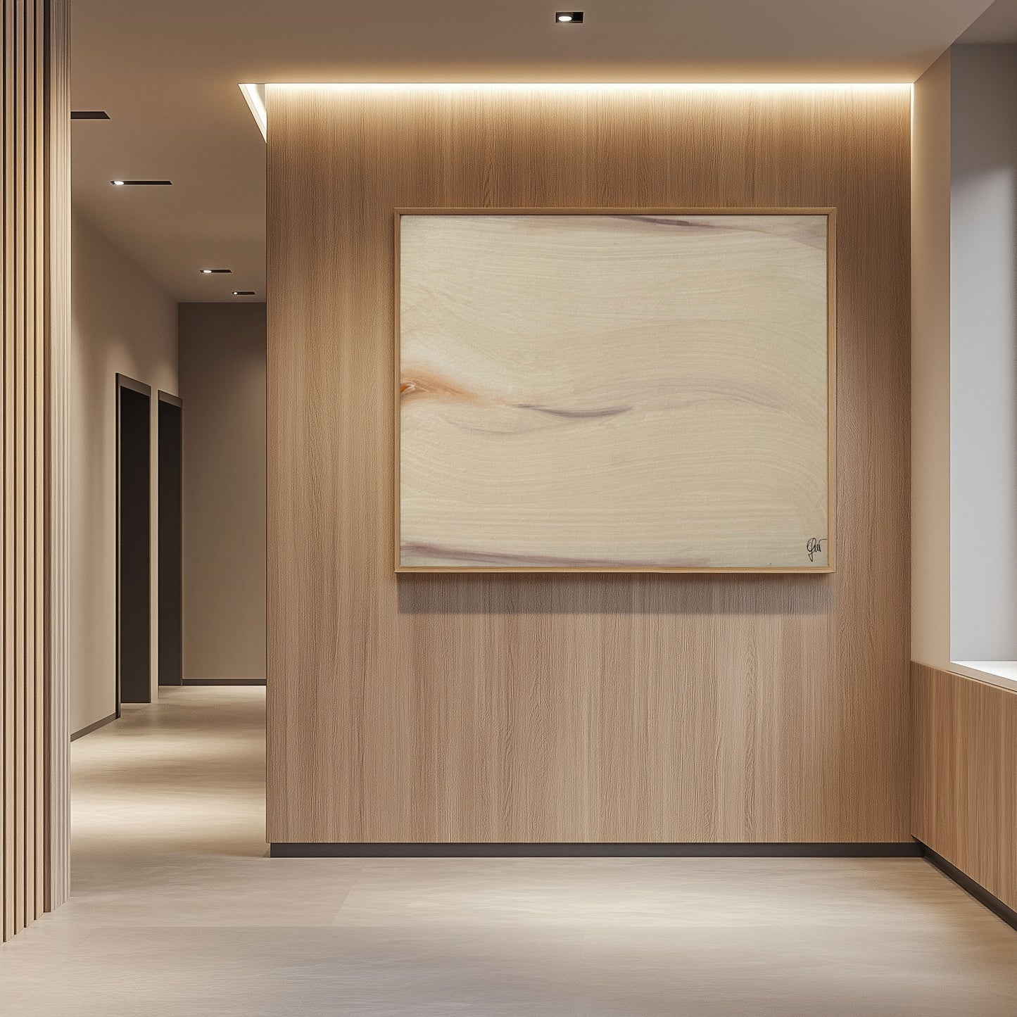 Canvas Print: "WOOD"