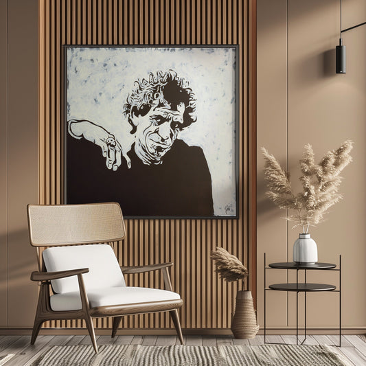 Keith Richards Canvas: The Rolling Stones Legend on Your Wall