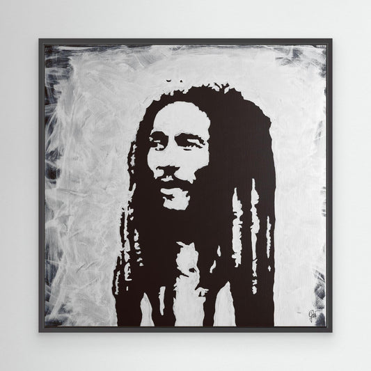 Bob Marley Black and White Art: The Portrait That Never Stops Speaking