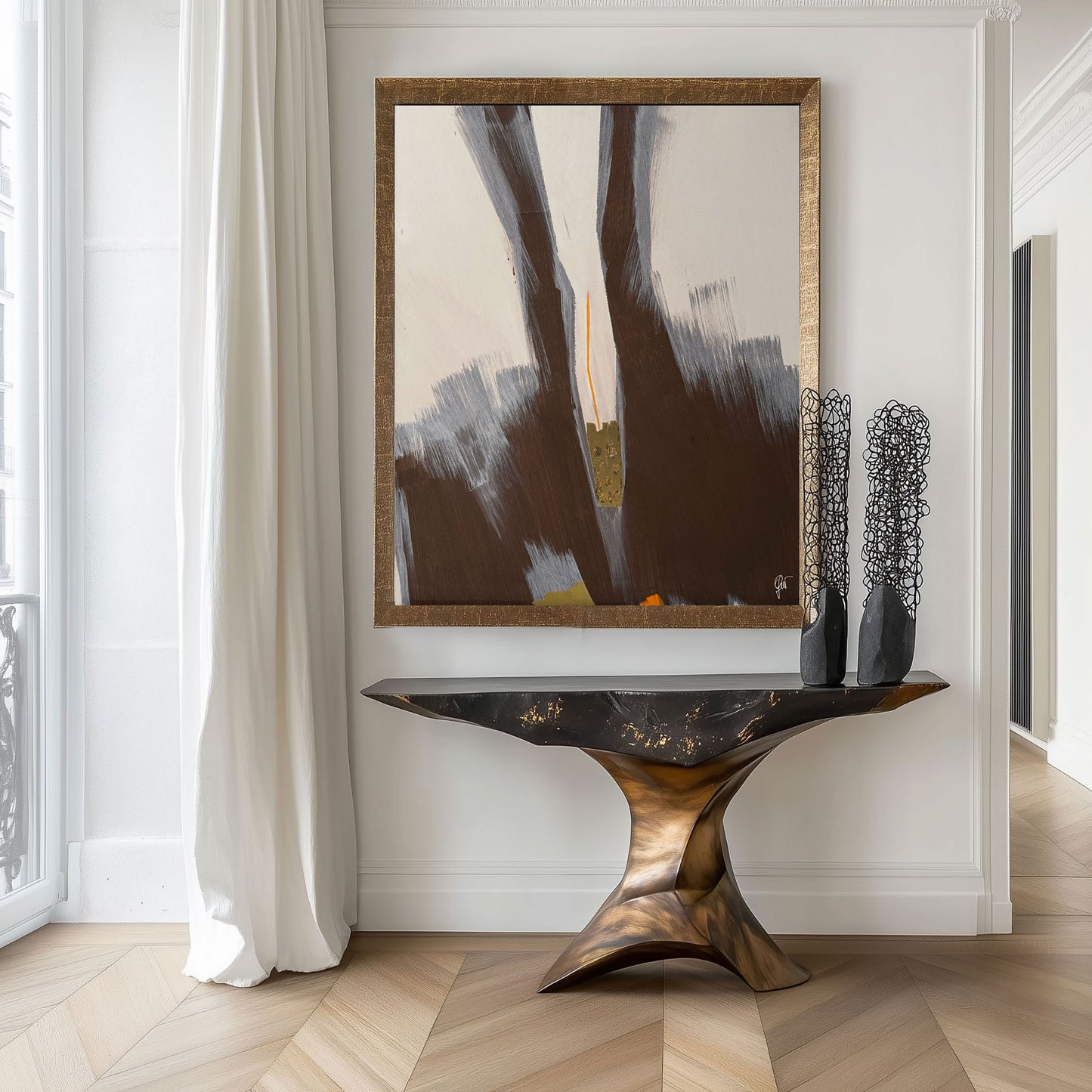 Canvas Print: "DEEP GOLD"