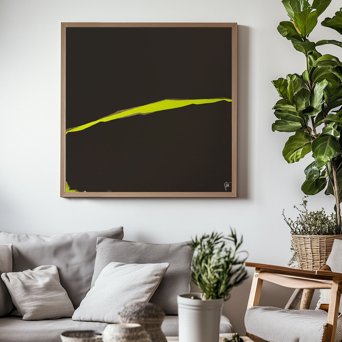 Canvas Print: "GREEN GOLD"
