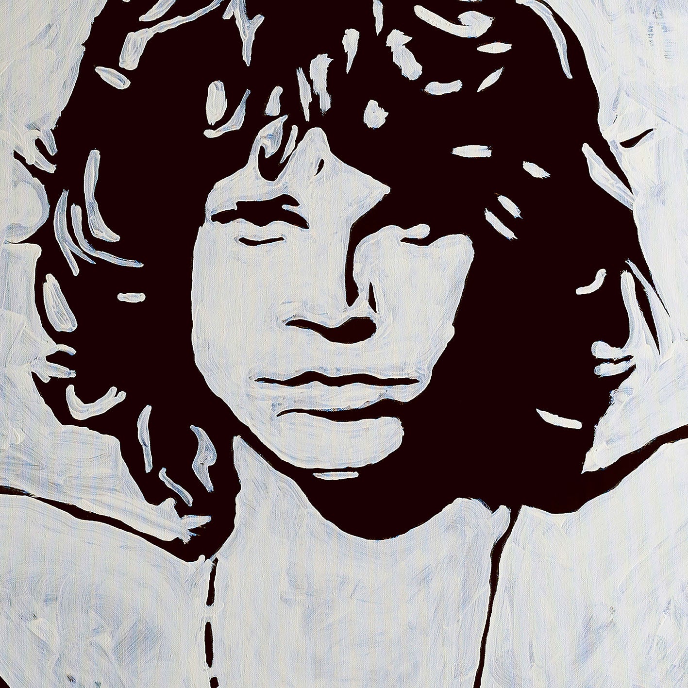 Jim Morrison Art on Canvas ICONS | Fabio Guzzano Art | PP