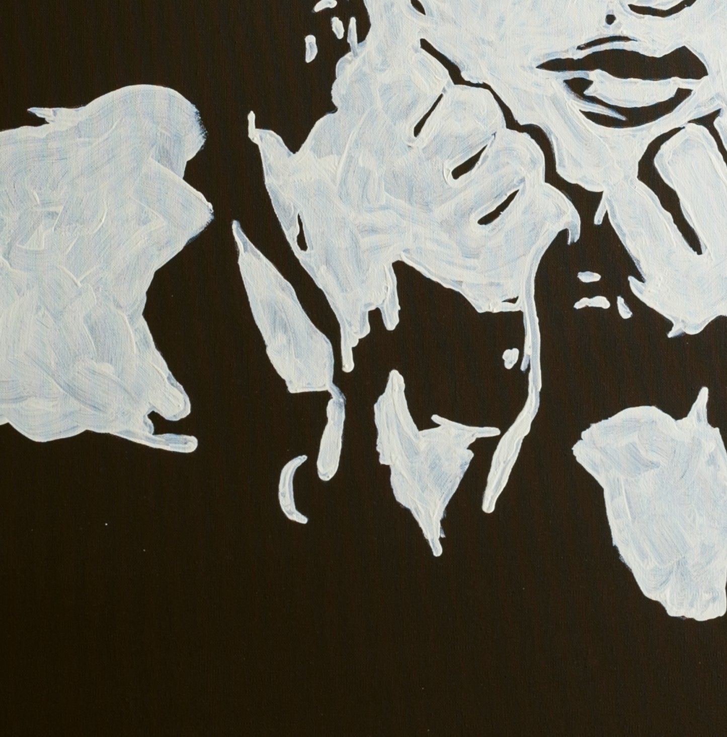 Canvas Print: "Madonna Black and White"