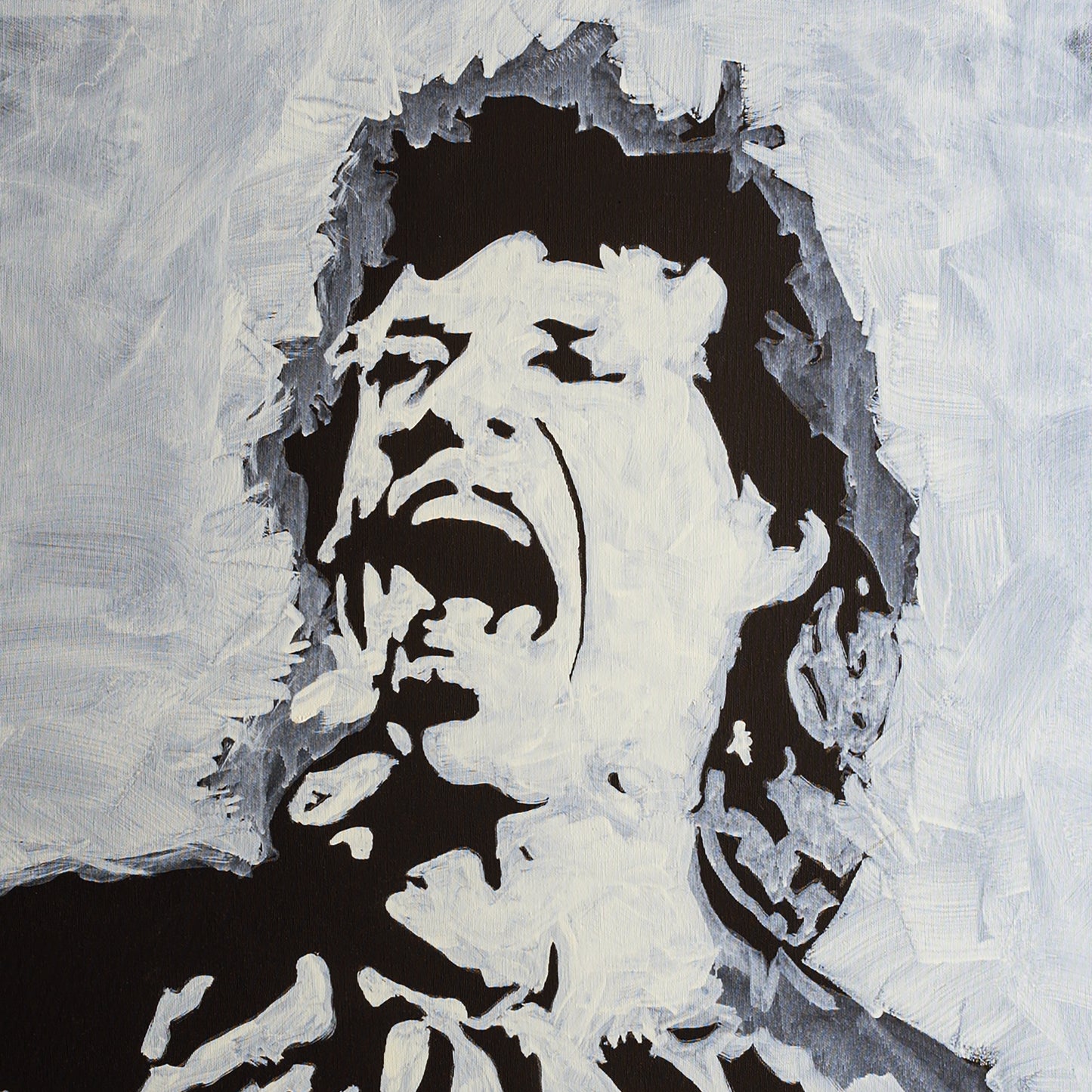 Mick Jagger The Rolling Stones Canvas Print | Fabio Guzzano Art