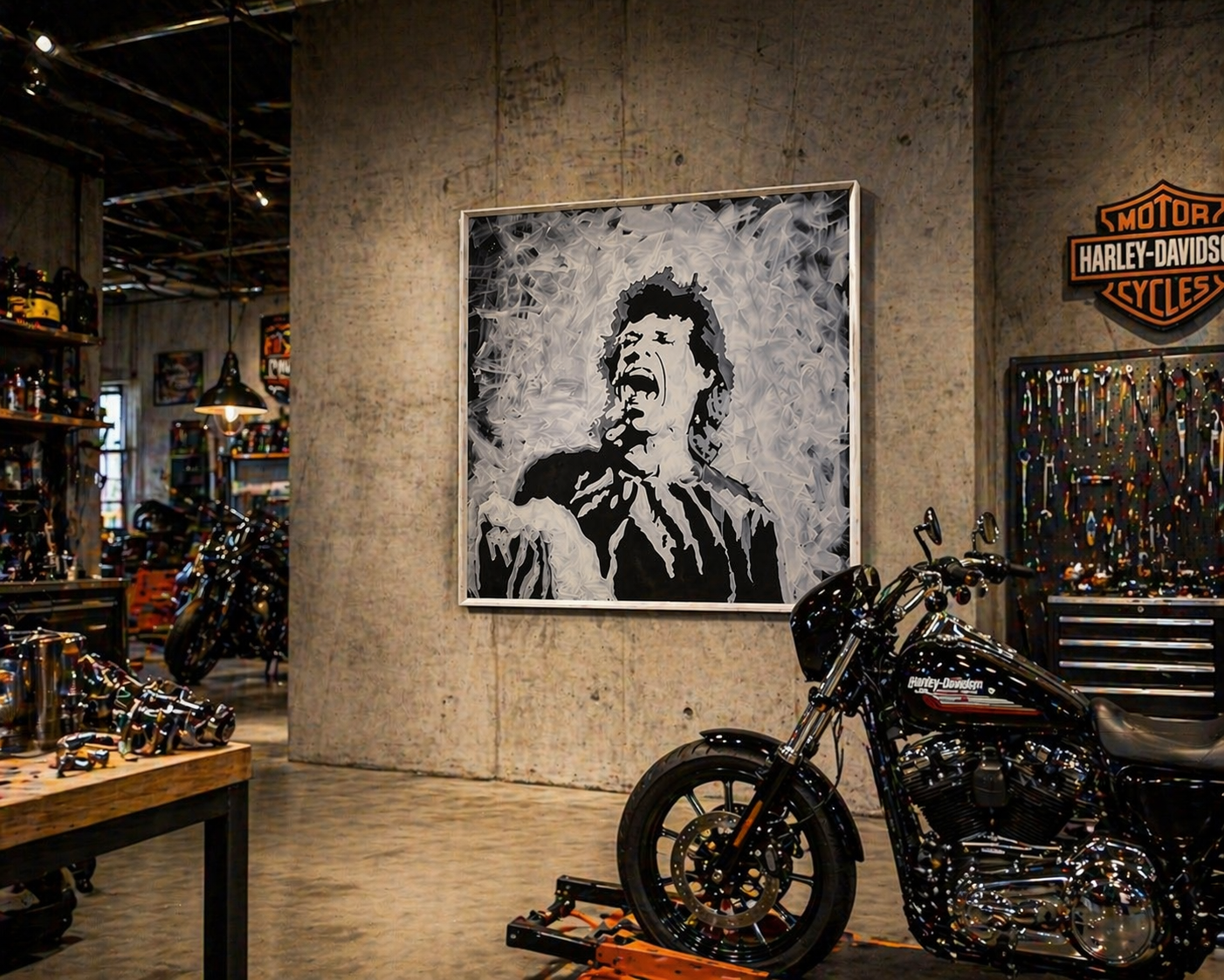 Mick Jagger The Rolling Stones Canvas Print | Fabio Guzzano Art