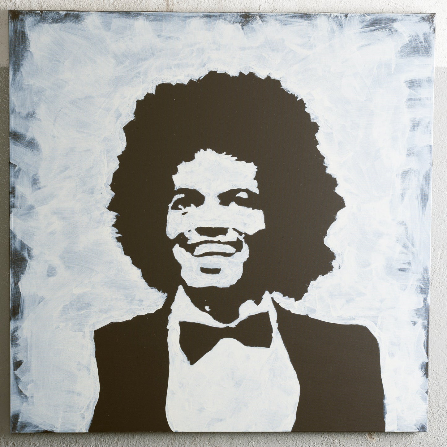 Canvas Print: "Michael Jackson Black and White"