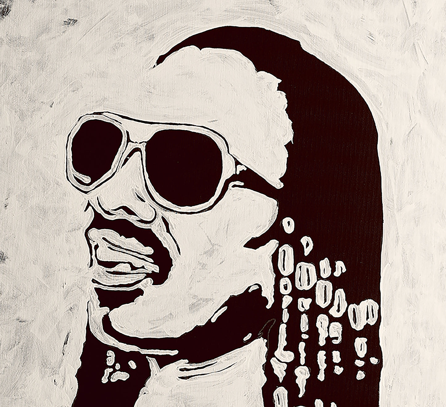 Steve Wonder Art on Canvas ICONS | Fabio Guzzano Art