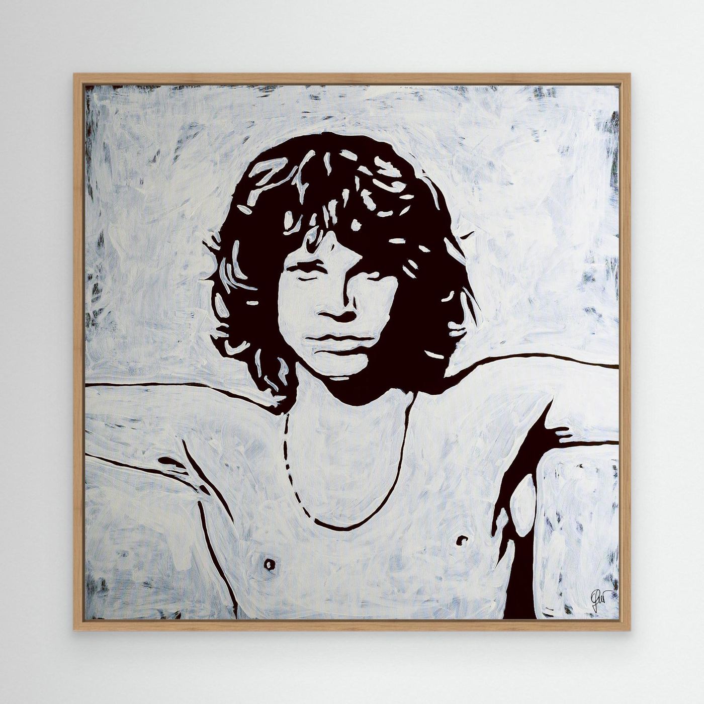 Jim Morrison Art on Canvas ICONS | Fabio Guzzano Art