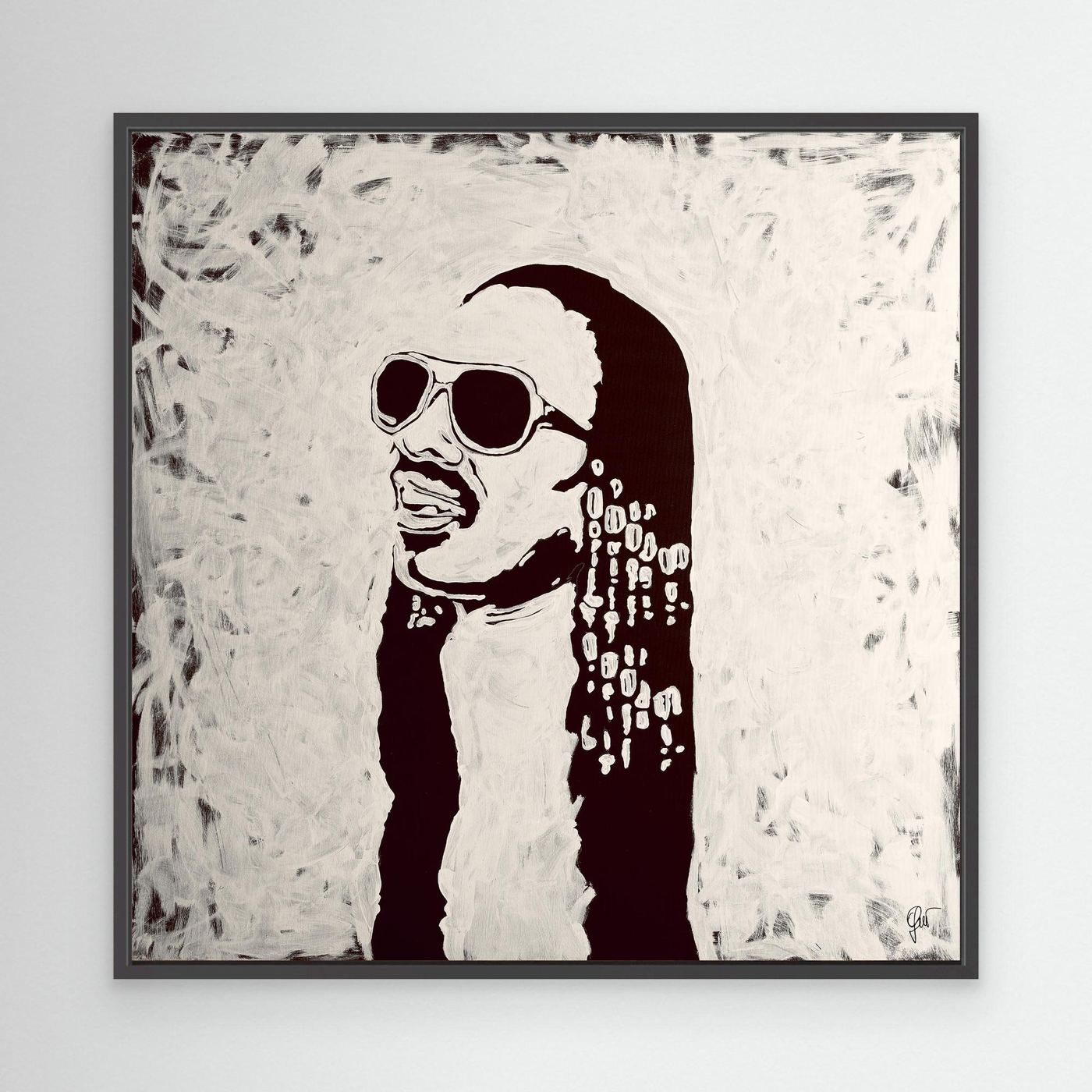 Steve Wonder Art on Canvas ICONS | Fabio Guzzano Art