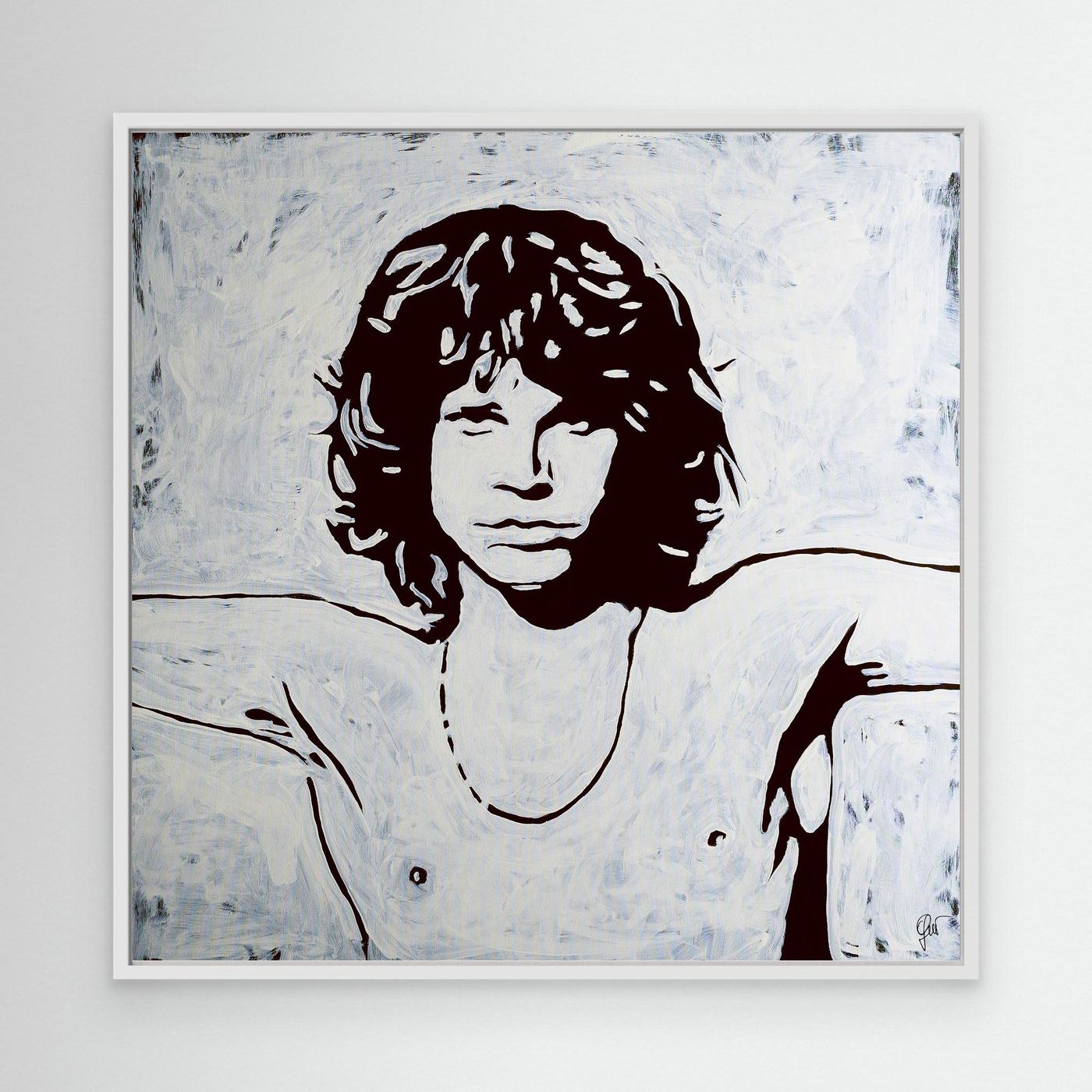 Jim Morrison Art on Canvas ICONS | Fabio Guzzano Art