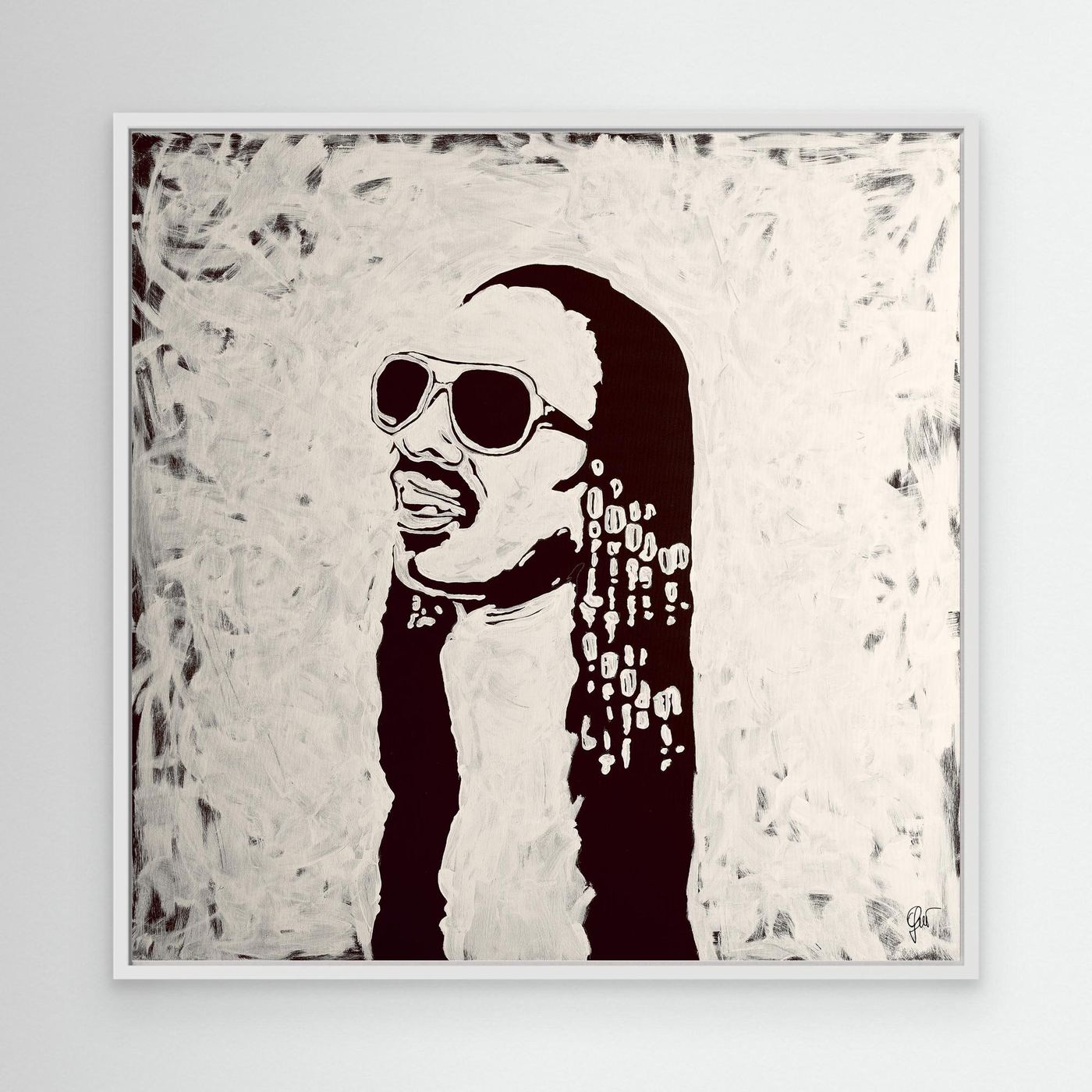 Steve Wonder Art on Canvas ICONS | Fabio Guzzano Art