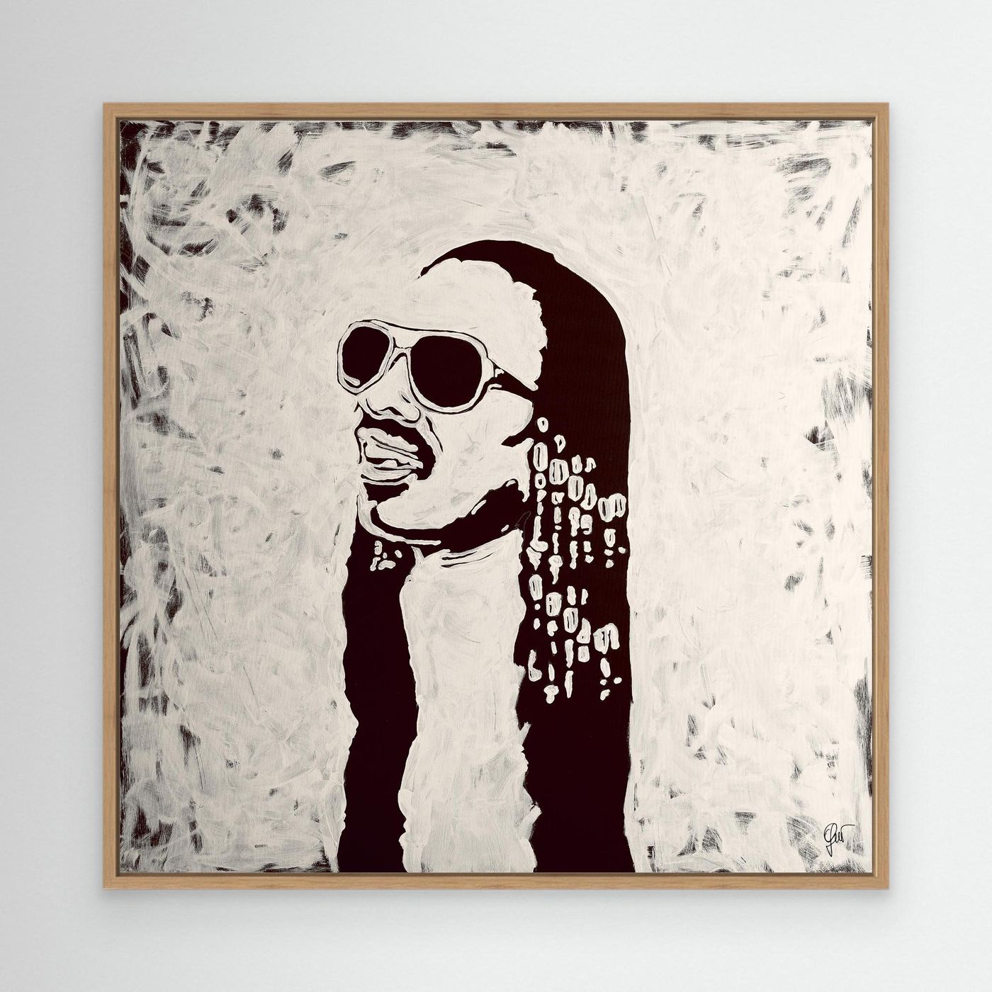 Steve Wonder Art on Canvas ICONS | Fabio Guzzano Art